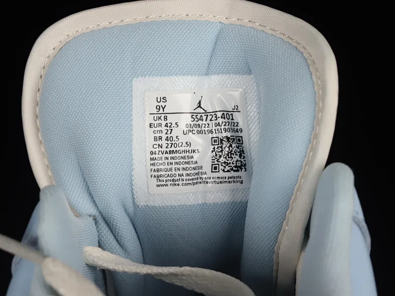 All categories Air Jordan Jordan series basketball shoes Air Jordan 1 Low Air Jordan 1 Low AJ1 Joe 1 Sky Blue Sports Culture Basketball Shoes 554723-401